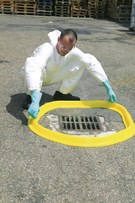 Schutz der Abwasserkanäle vor auslaufenden Chemikalien
