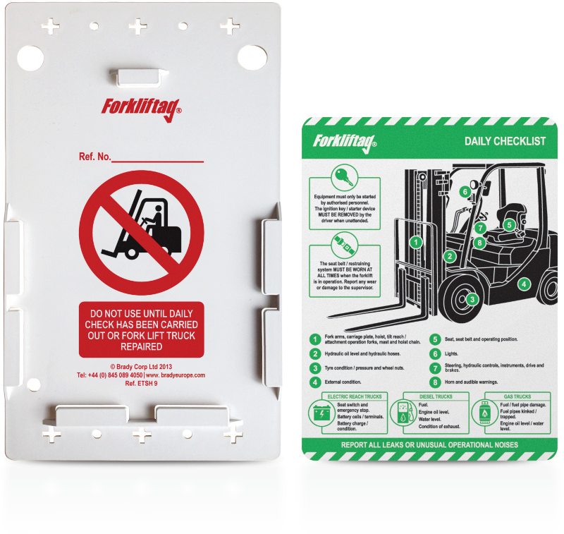 Kontrollsystem für Gabelstapler